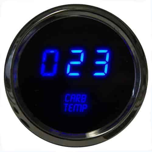 2-1/16" LED Digital Carburetor Temperature Gauge 50 to 250° Fahrenheit