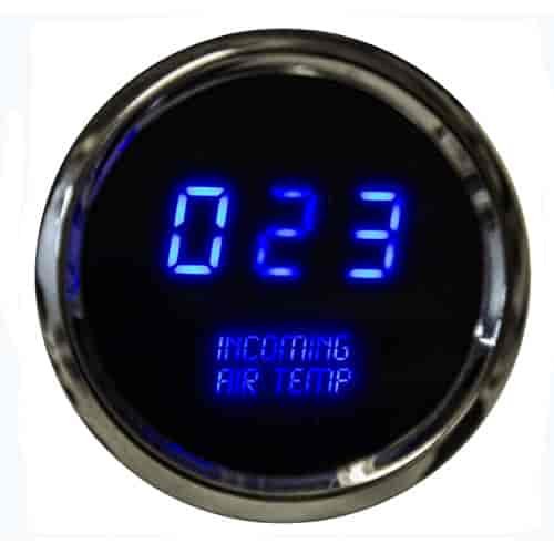2-1/16" LED Digital Incoming Air Temperature Gauge 50 to 250° Fahrenheit