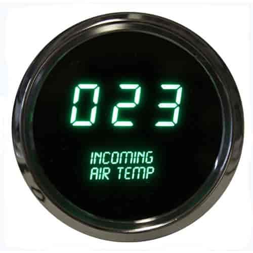 2-1/16" LED Digital Incoming Air Temperature Gauge 50 to 250° Fahrenheit