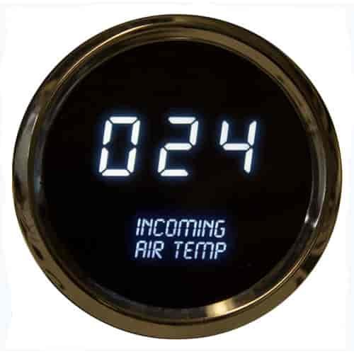 2-1/16" LED Digital Incoming Air Temperature Gauge 50 to 250° Fahrenheit