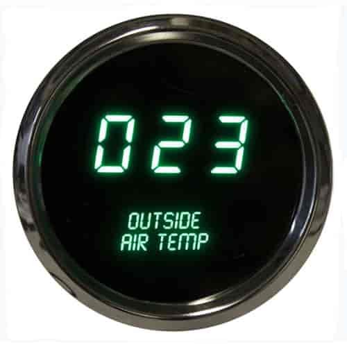 2-1/16" LED Digital Outside Air Temperature Gauge 0 to 250° Fahrenheit