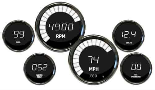 LED Digital Multi-Gauge Set