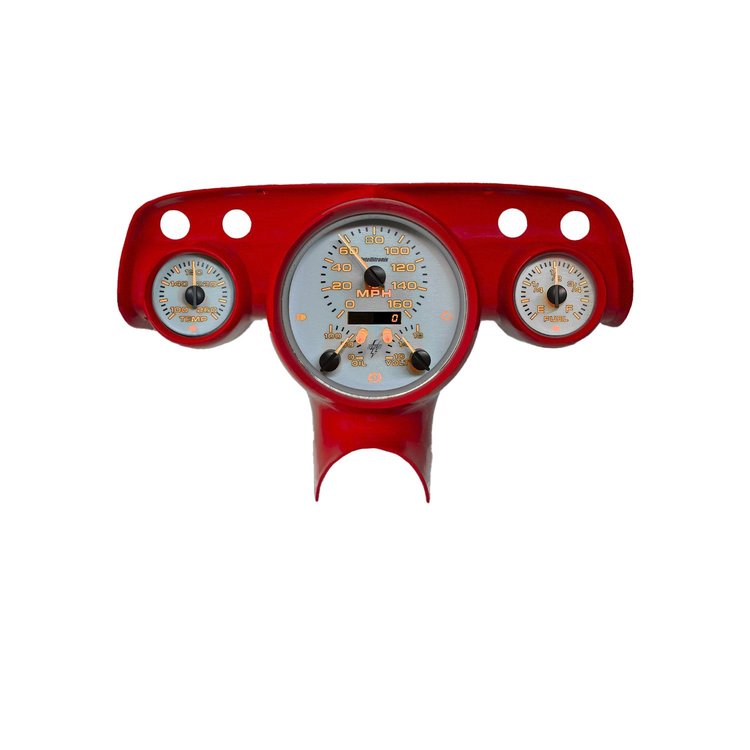 WL1102O Analog Replacement Gauge Panel for 1957 Chevy Bel Air [Orange LEDs]