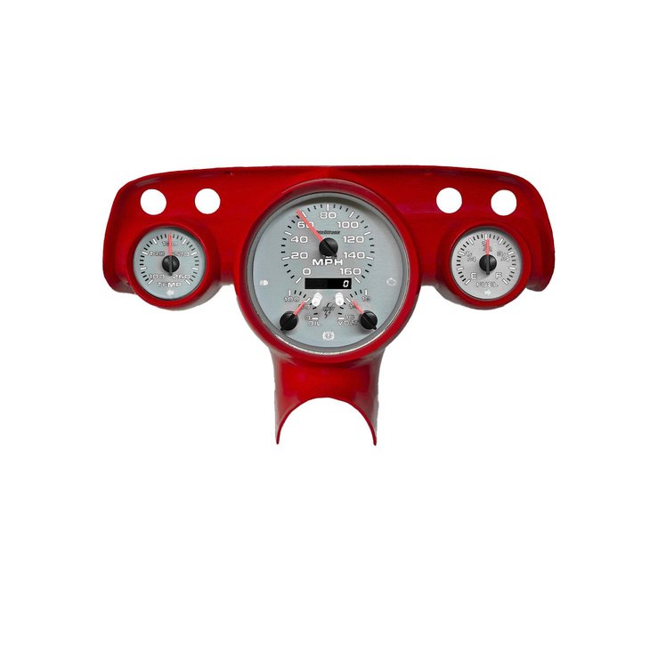 WL1102W Analog Replacement Gauge Panel for 1957 Chevy Bel Air [White LEDs]