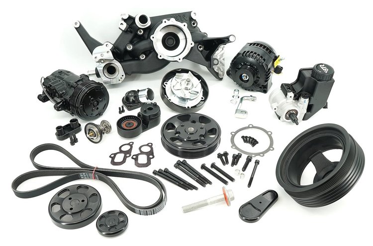 ACD-LT05-SFI Hyperdrive Front Drive Dress Kit for GM Gen V LT Engines w/SFI Approved Damper [Natural]