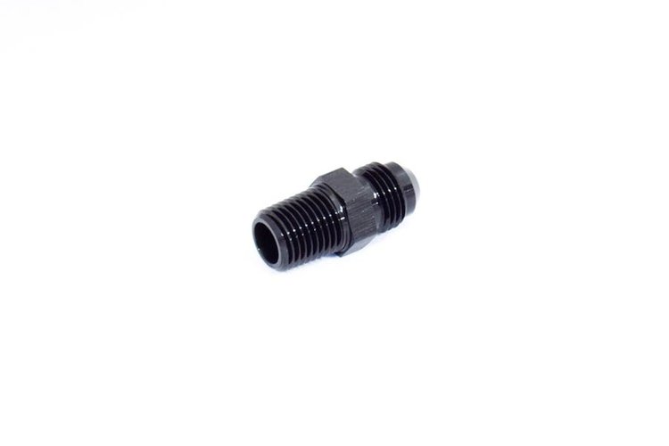 ADPT-01-006 AN Fittings - Adapter Fitting - 6 AN To 1/4 in. NPT - Black