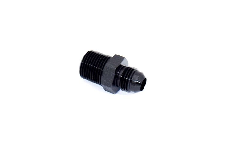 ADPT-01-007 AN Fittings - Adapter Fitting - 6AN To 3/8 in. NPT - Black