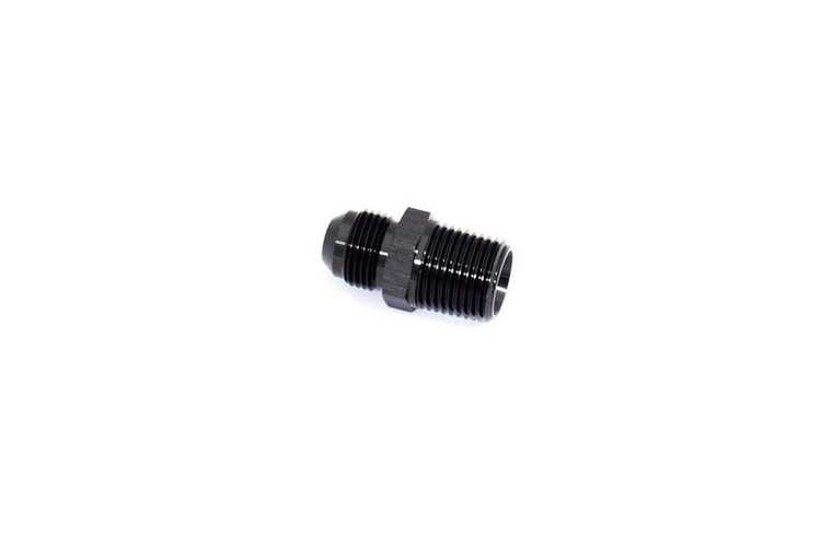 ADPT-01-011 AN Fittings - Adapter Fitting - 8AN To 1/2 in. NPT - Black