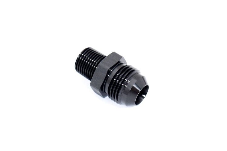 ADPT-01-013 AN Fittings - Adapter Fitting - 10AN To 3/8 in. NPT - Black