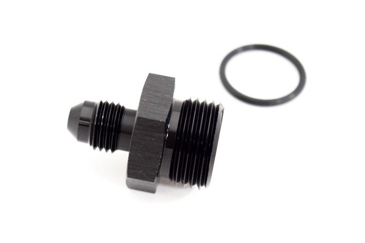 ADPT-02-002 AN Fittings - AN To Orb Adapter - 8 Orb To -4an - Black