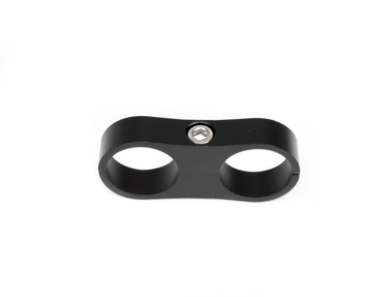 BHS-1 Billet Hose Separator, 1 in. Hose, Black