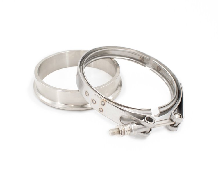 BTR-S40-F02 Stainless-Steel Turbo Turbine-Inlet Flange S400 T4 Divided
