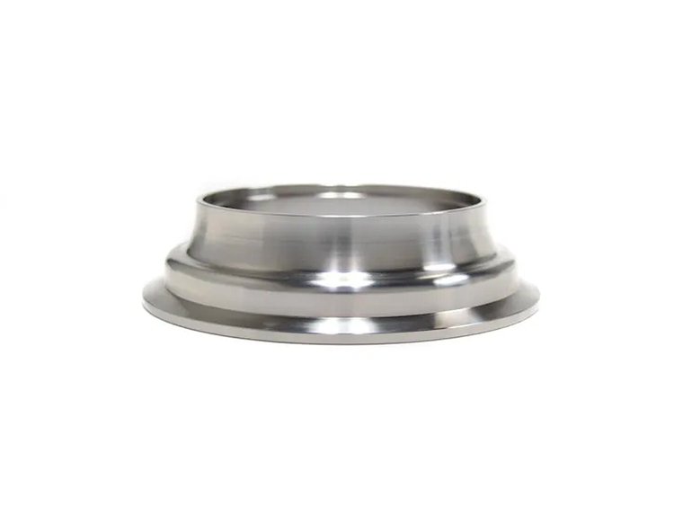 BTR04304 Stainless-Steel Reducer Downpipe Flange 5 in. to 4 in. T6/S400 (No Clamp)