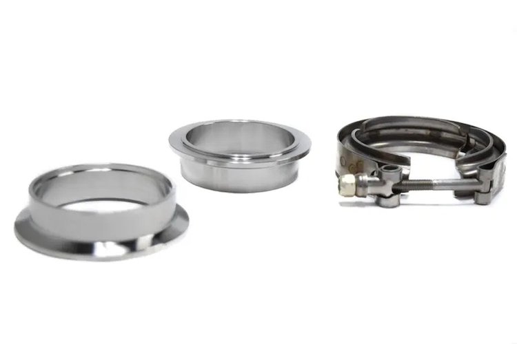 BTR25706 Stainless-Steel V-Band Flange Kit 2.50 in. w/Clamp