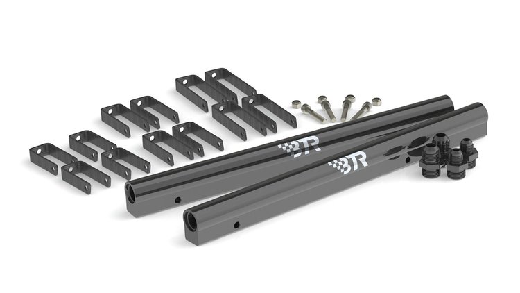 FRK01 Billet Fuel Rail Kit for BTR Equalizer & Trinity Intake Manifolds