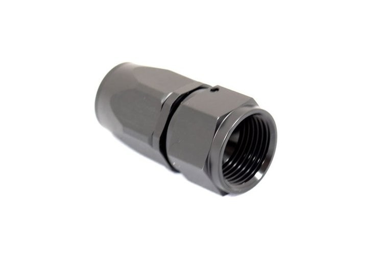 HF-STR-016 -16 Hose End - Straight - Black