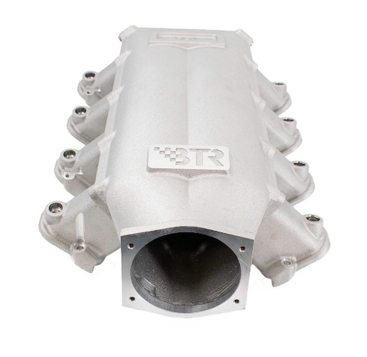 TRA-3-P105-V2 Trinity Intake Manifold, GM LS3/L99, V2 Runners [Natural Finish]