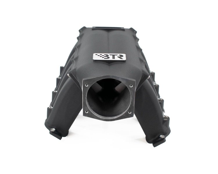 TRA-LTTK-INJ-BLK Trinity Intake Manifold, GM Gen V LT Truck, w/ Injectors Holes [Black Finish]