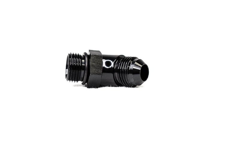 ADPT-02-006-45 AN Fittings - AN To Orb Adapter - 8AN Orb To AN Adapter 45-deg
