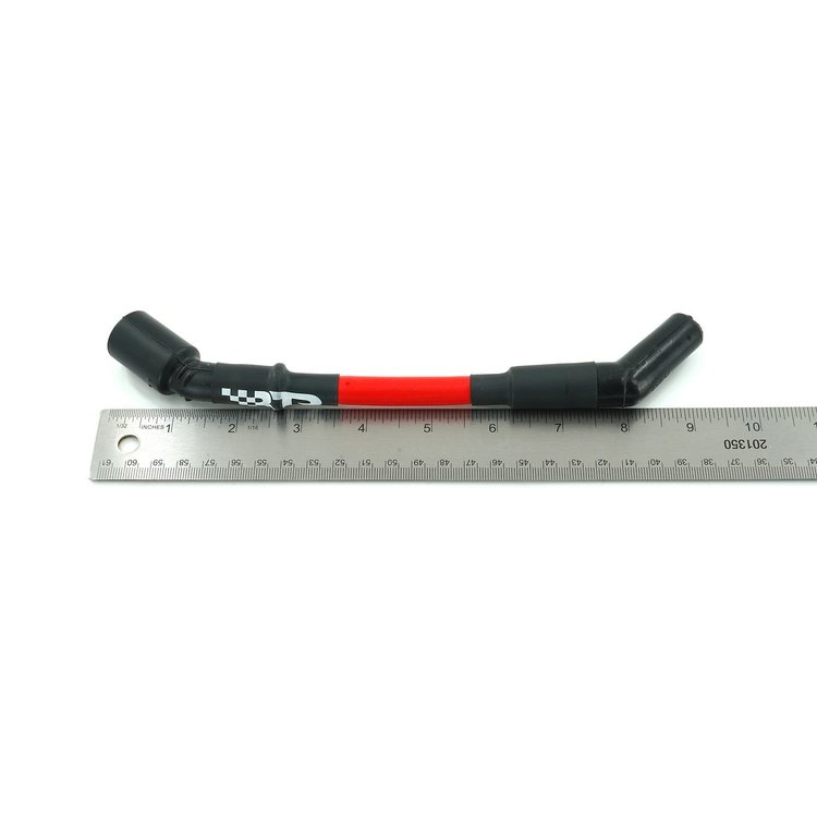 BTR-SINGLE-CH-LS-S-2 LS Standard Length Plugwire White Script Red Sleeve