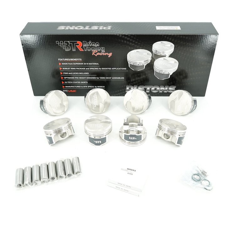 BTRCVP325125DM7-8 Cvh Piston Set 3.780 in. Bore 3.622 in. Stroke 7CC Dome