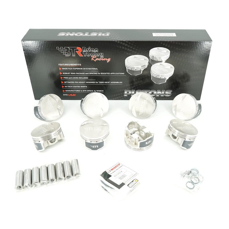 BTRCVP377125DS2-8 Cvh Piston Set 4.070 in. Bore 3.622 in. Stroke 2CC Dish