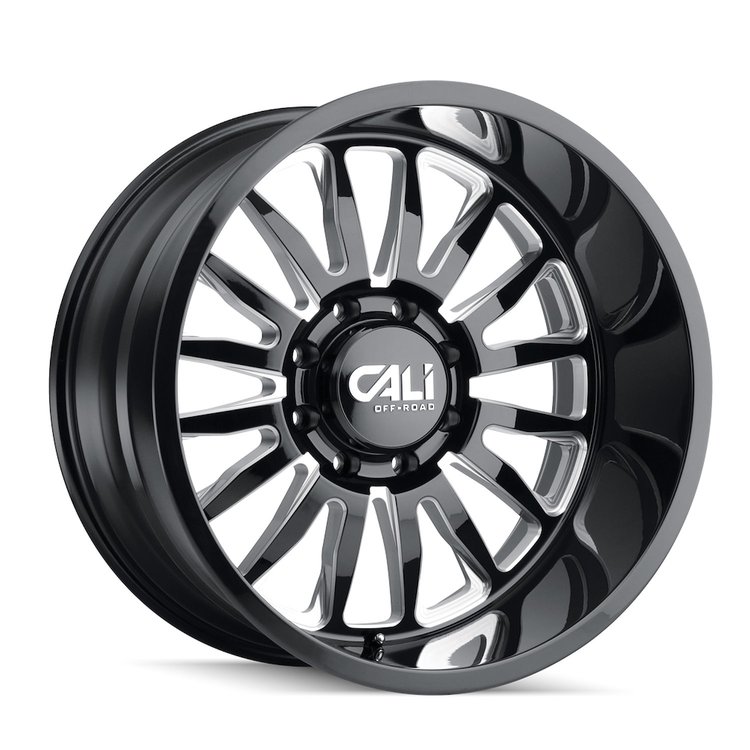 9110-2185BM 9110 Summit Wheel [Size: 20" x 10"] Gloss Black Milled Finish