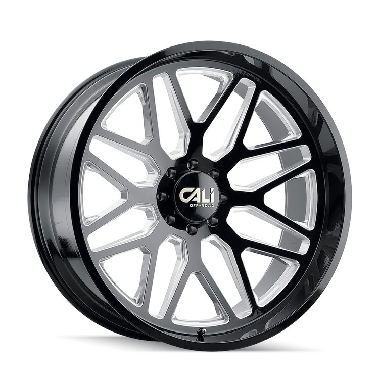 9115-26483BM 9115 Invader Wheel [Size: 26" x 14"] Gloss Black Milled Finish