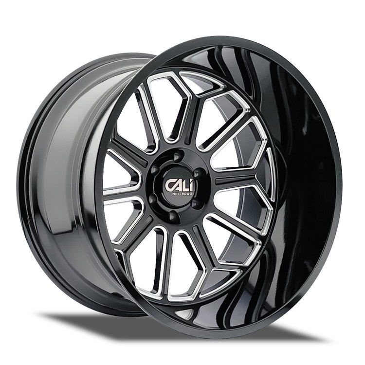 9117-2983BM 9117 Auburn Wheel [Size: 20" x 9"] Gloss Black Milled Finish