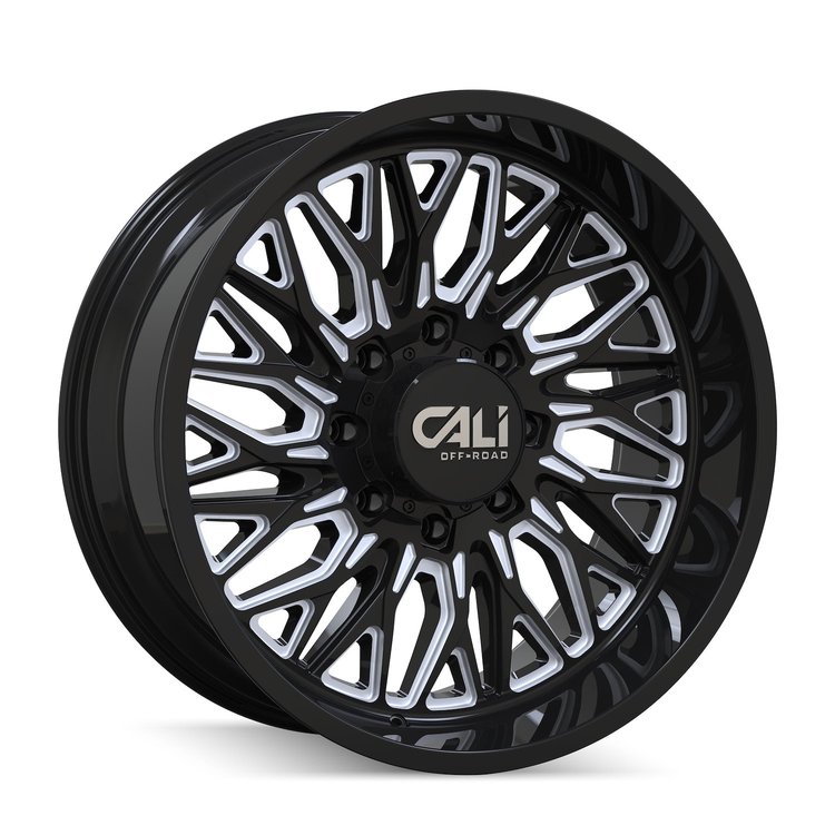 9118-22183BM 9118 Crusher Wheel [Size: 22" x 10"] Gloss Black Milled Finish