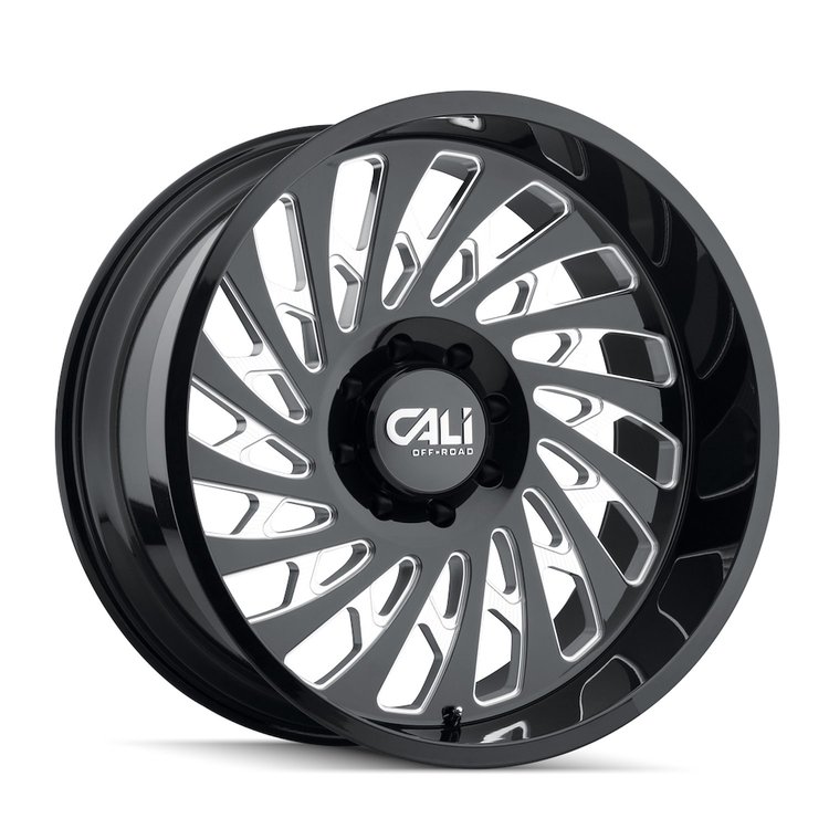 9108-2183BM-30 9108 Switchback Wheel [Size: 20" x 10"] Gloss Black Milled Finish