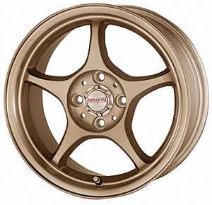 Oxygene Bronze Wheel Size: 17" x 7"