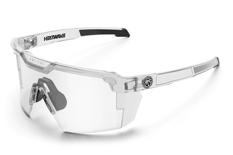 Future Tech Sunglasses [Vapor Clear Frame, Anti-Fog Clear Lens, Z87+ Rated]