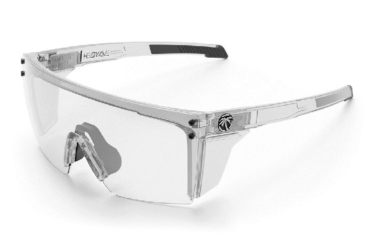 Performance Lazer Face Sunglasses [Vapor Clear Frame, Photochromic Lens, Z87+ Rated]