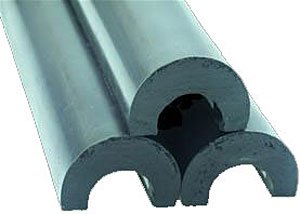 Roll Bar Padding Set fits 1-1/2 in. to 1-7/8 in. Diameter Tubing, Non-SFI - Black