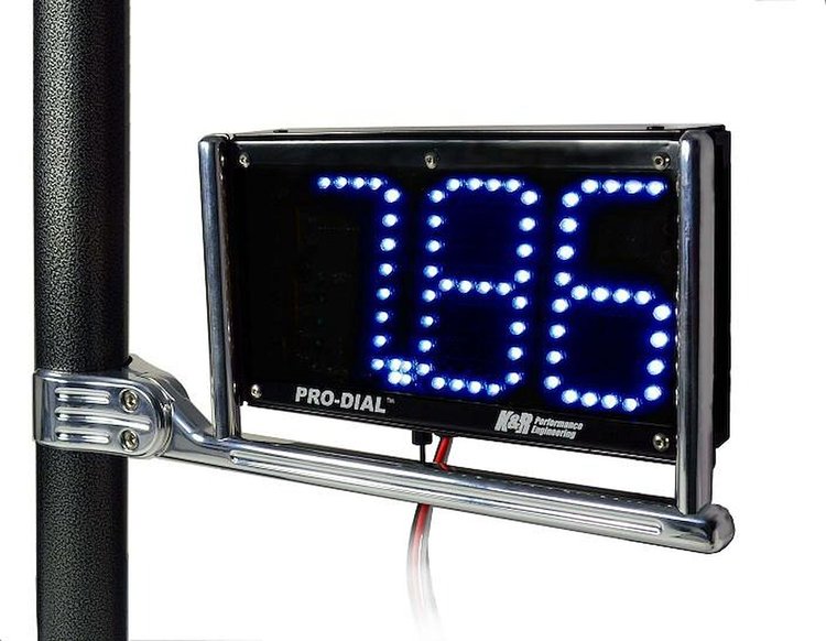 DB2-W-BLK Dual-Sided Pro-Dial Dial Board [White, Black Frame, No Tail Light]