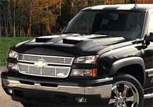 GM Twin Scoop Hood 2005-06 Silverado HD 2006 Silverado 1500