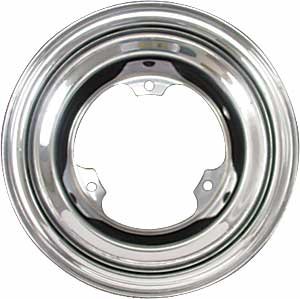 3-Spoke Rear Wheel, 8" x 7"