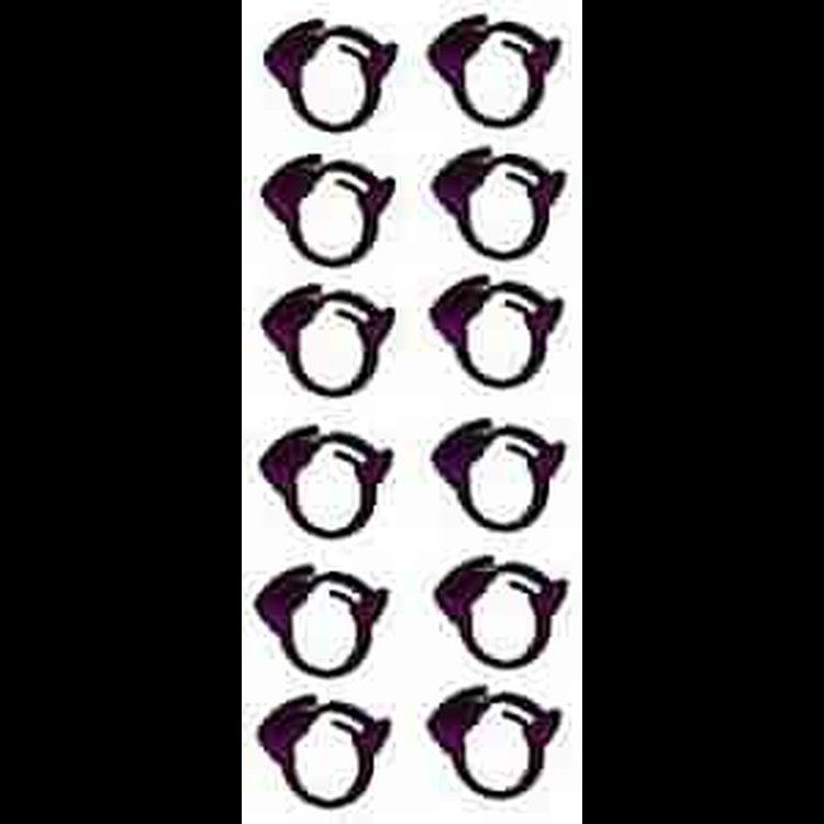 Fuel Line Clamps Purple