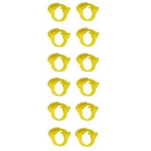 Fuel Line Clamps Yellow