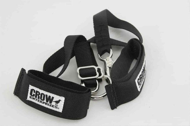 HARNESS PADS Hook & Loop BLK