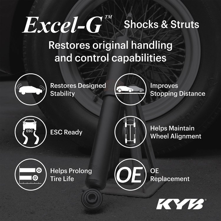 3440207 Excel-G Suspension Shock Absorber for 2021-2026 Kia and Hyundai Models