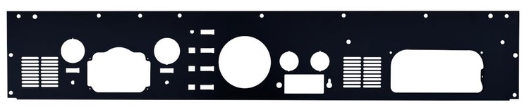 0479-381 Dash Panel with Speaker Grilles and Cut-Out Holes for 1976-1986 Jeep CJ5, CJ7, CJ8