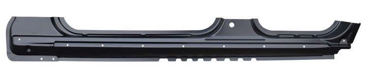 OE-Style Full Replacement Rocker Panel with Pillar Sections 2002-2007 Jeep Liberty, Left/Driver Side