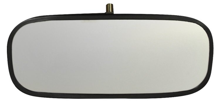 0846-001 Inside Rearview Mirror Head, 47-'59