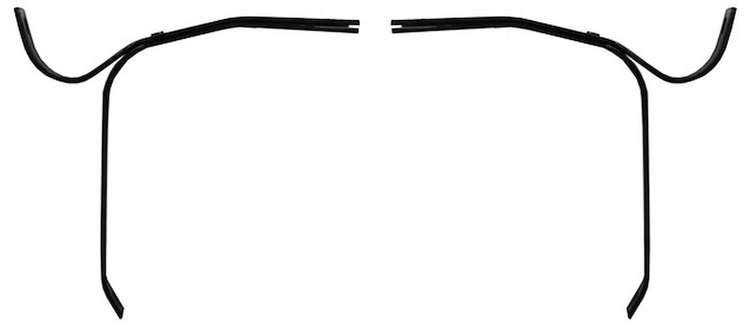 0846-017B Front Bumper Bracket Set, 47-'55