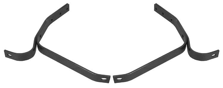 0846-023B Rear Bumper Bracket Set, 47-'55