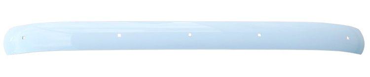 0846-024B Rear Bumper, 47-'53, Painted White