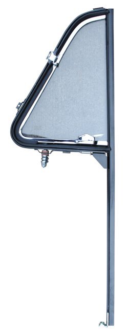 0846-252 Vent Window Assembly, 51-'54, Black, Passenger's Side