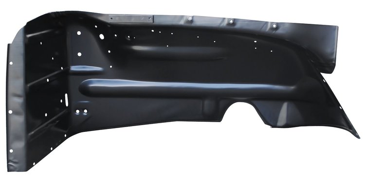 0846-365L Inner Fender Section, 47-'55, Driver's Side